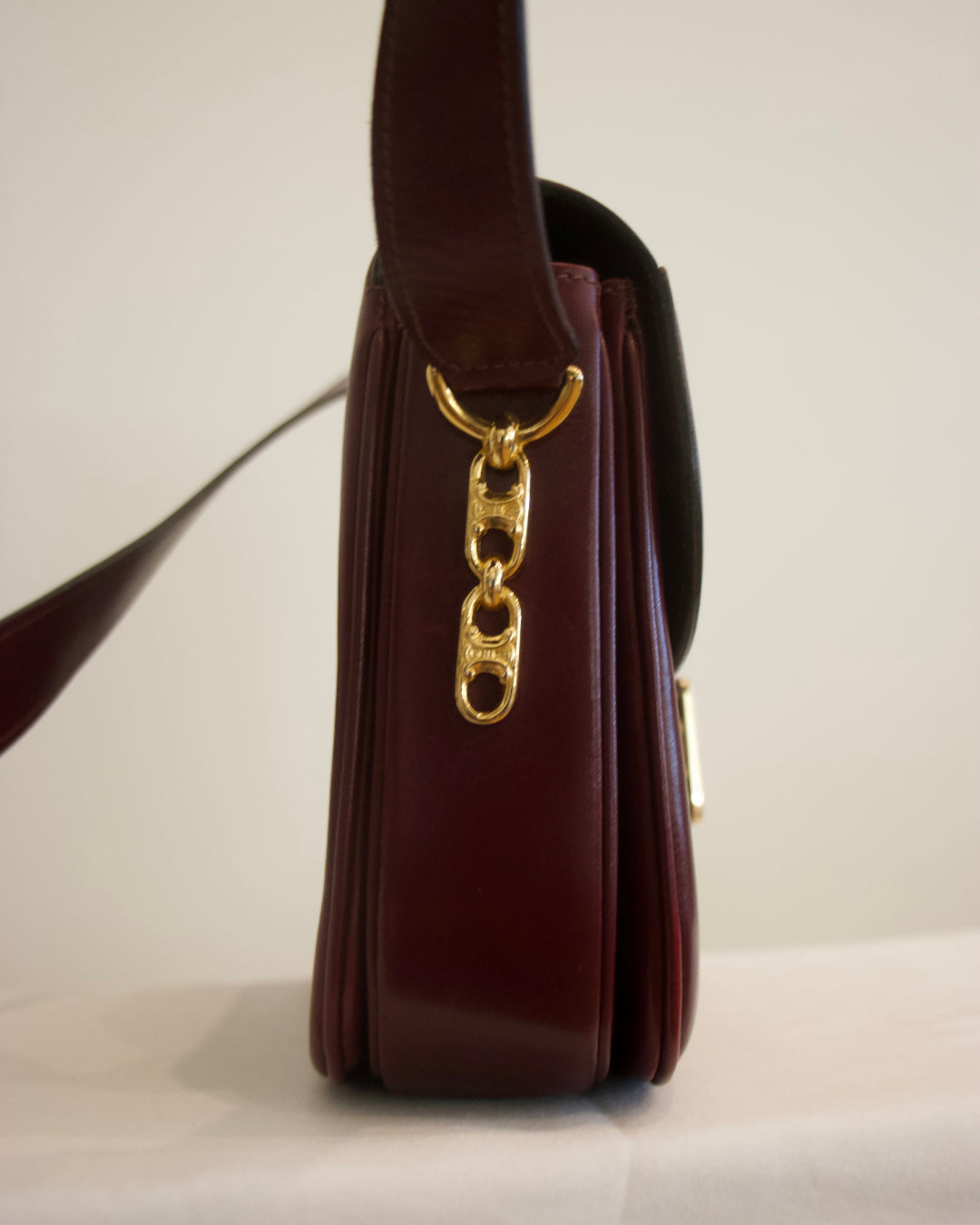 Celine Triomphe Leather Handbag