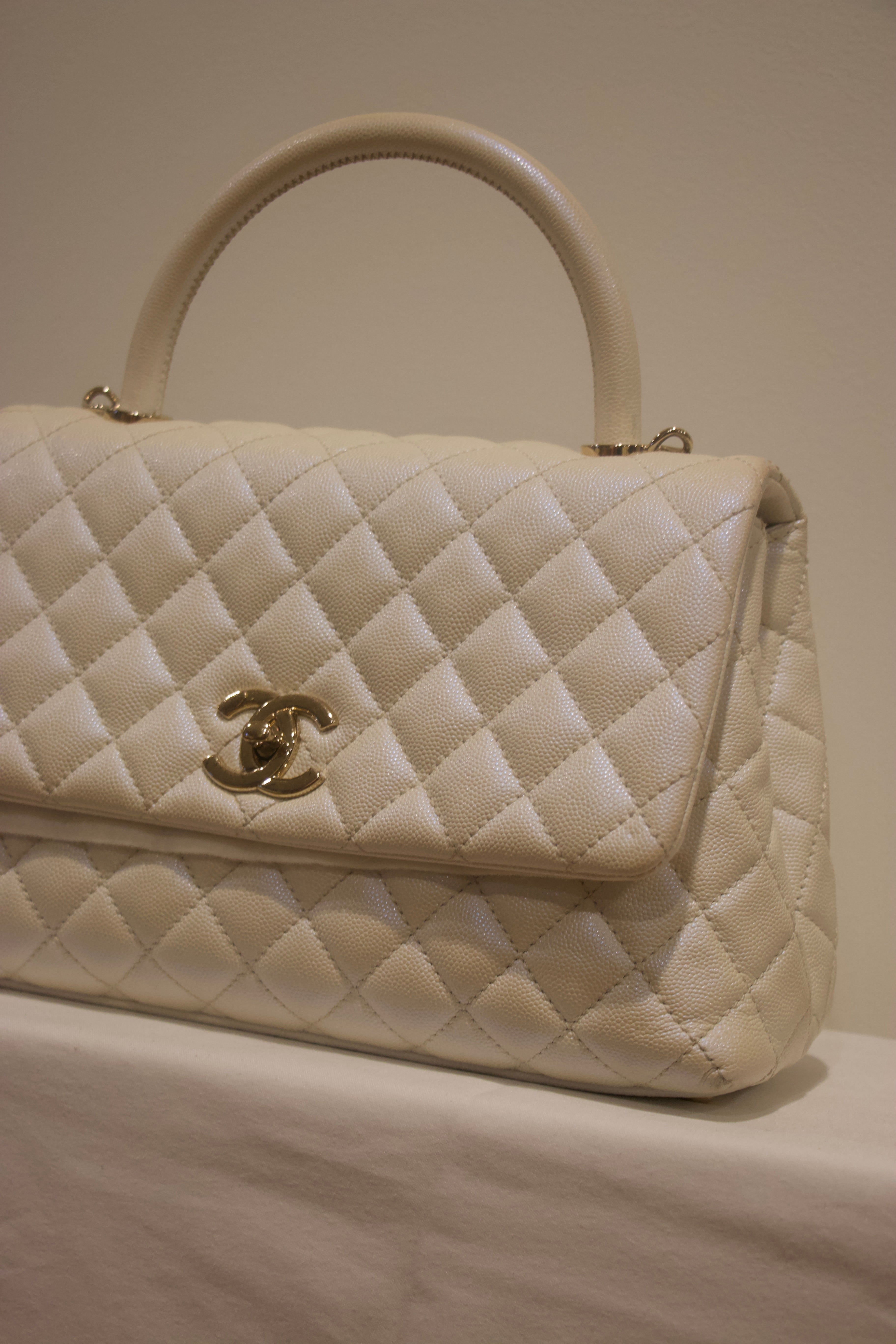 Chanel Iridescent Coco Handle Flap Bag