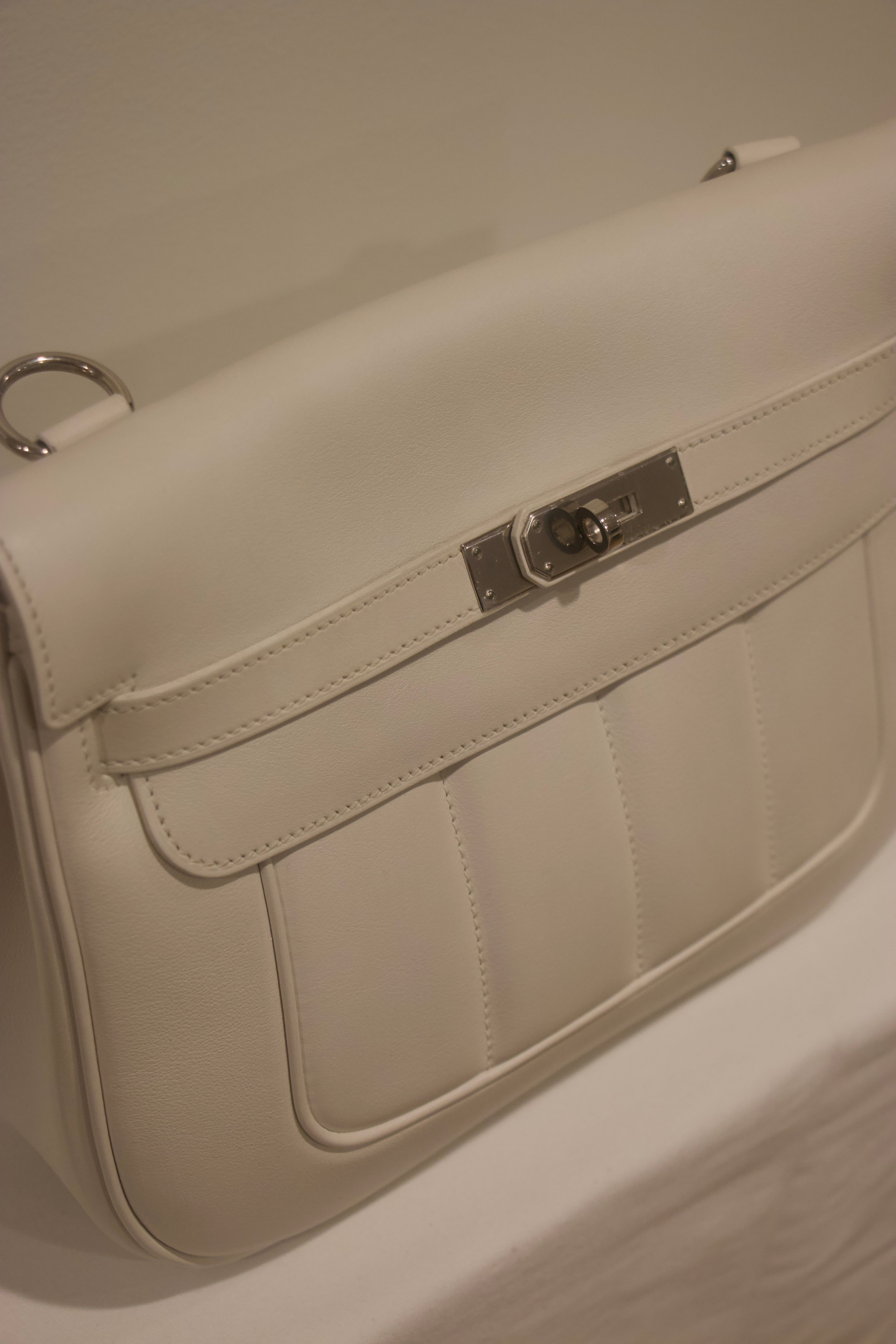 Hermes Swift Sac Berline 28 Cream Clasp