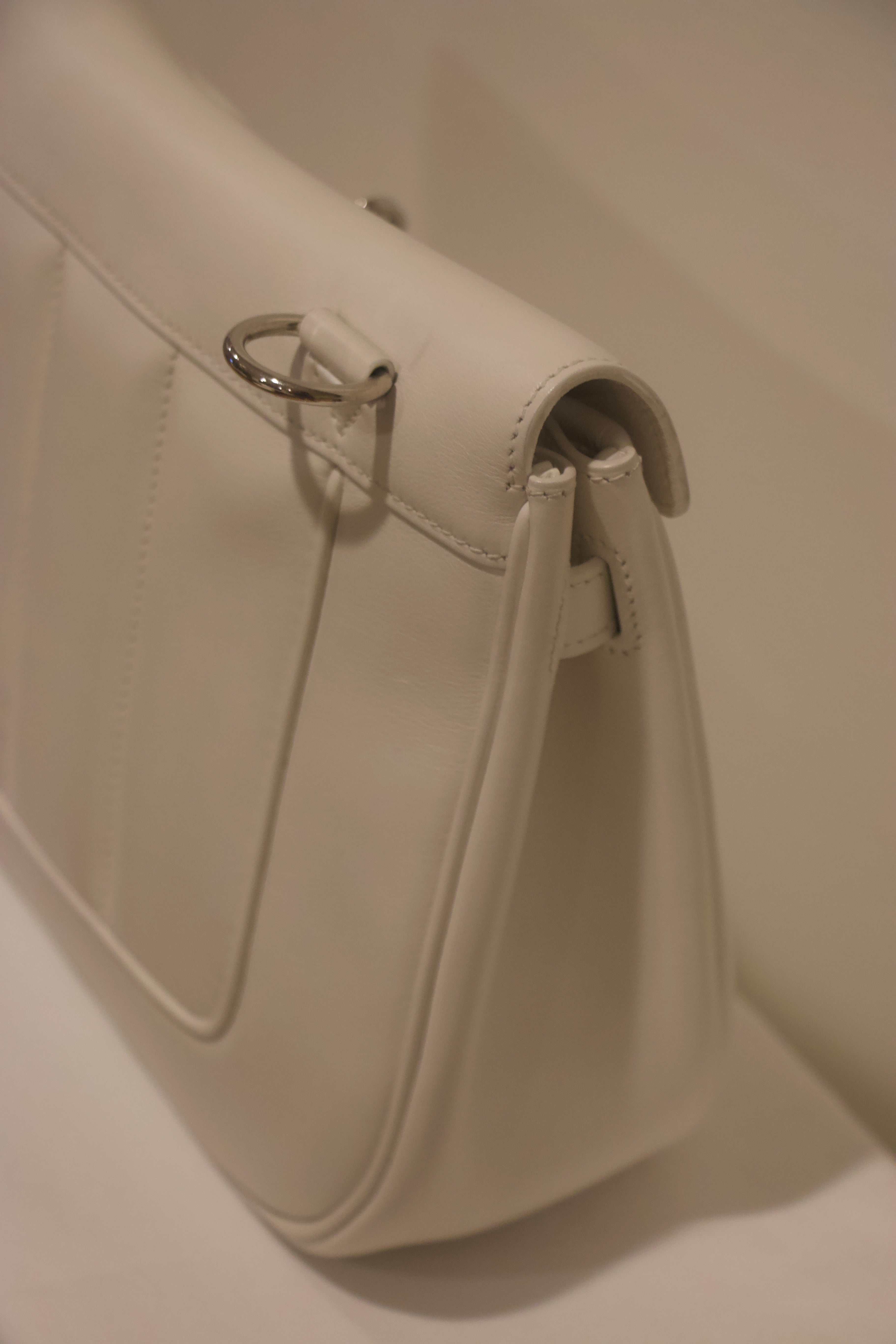 Hermes Swift Sac Berline 28 Cream Side