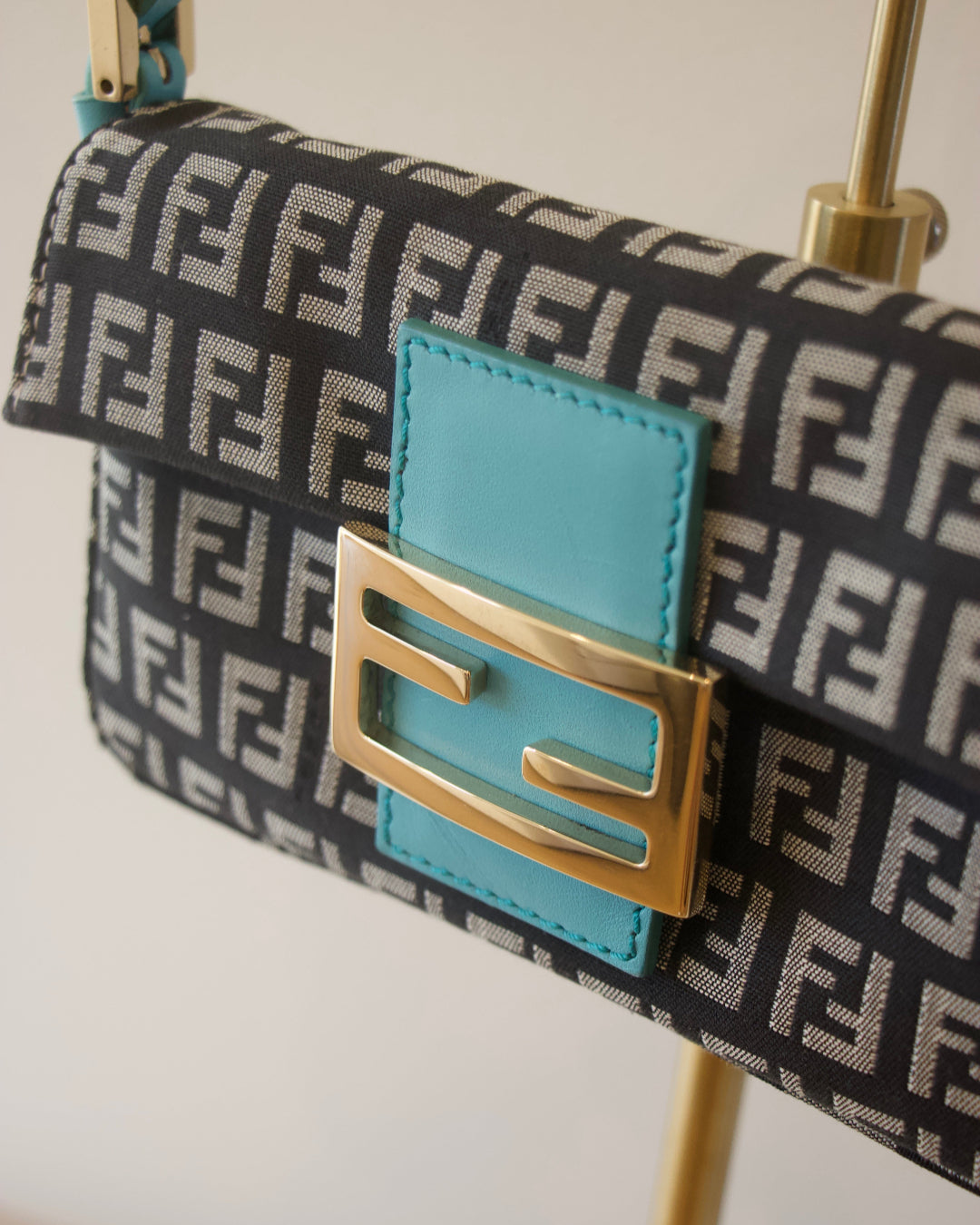 Fendi Zucchino Mini Baguette