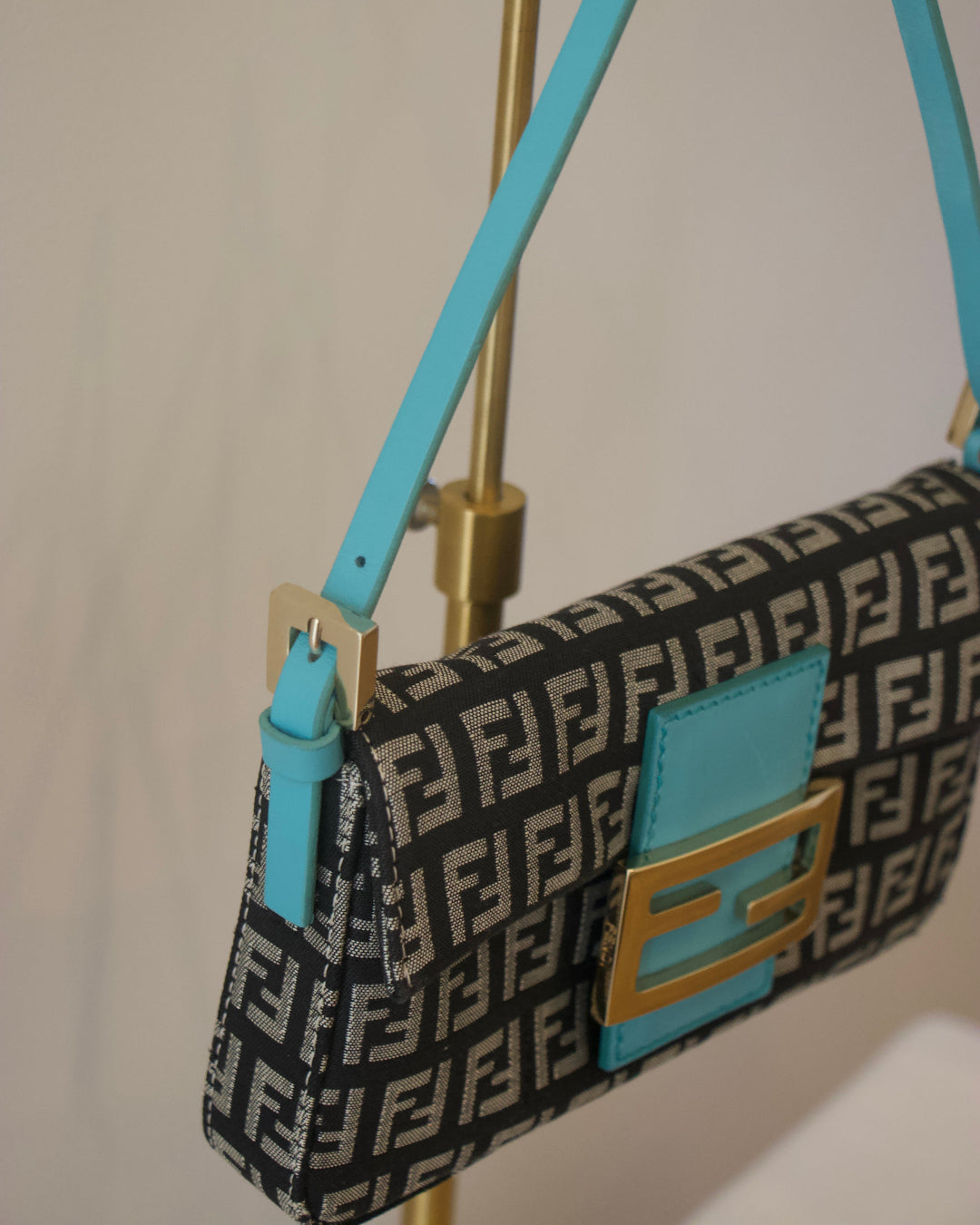 Fendi Zucchino Mini Baguette