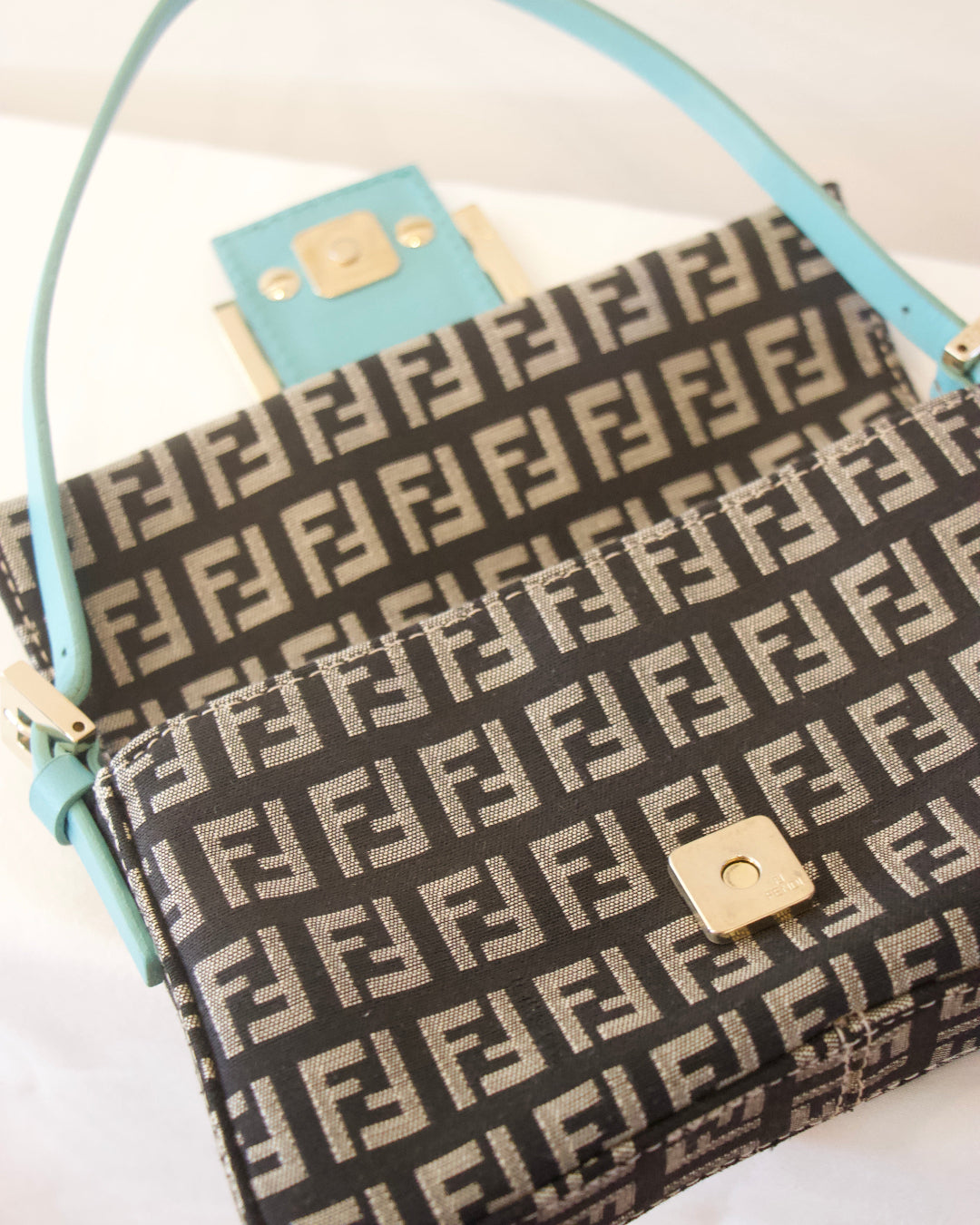 Fendi Zucchino Mini Baguette
