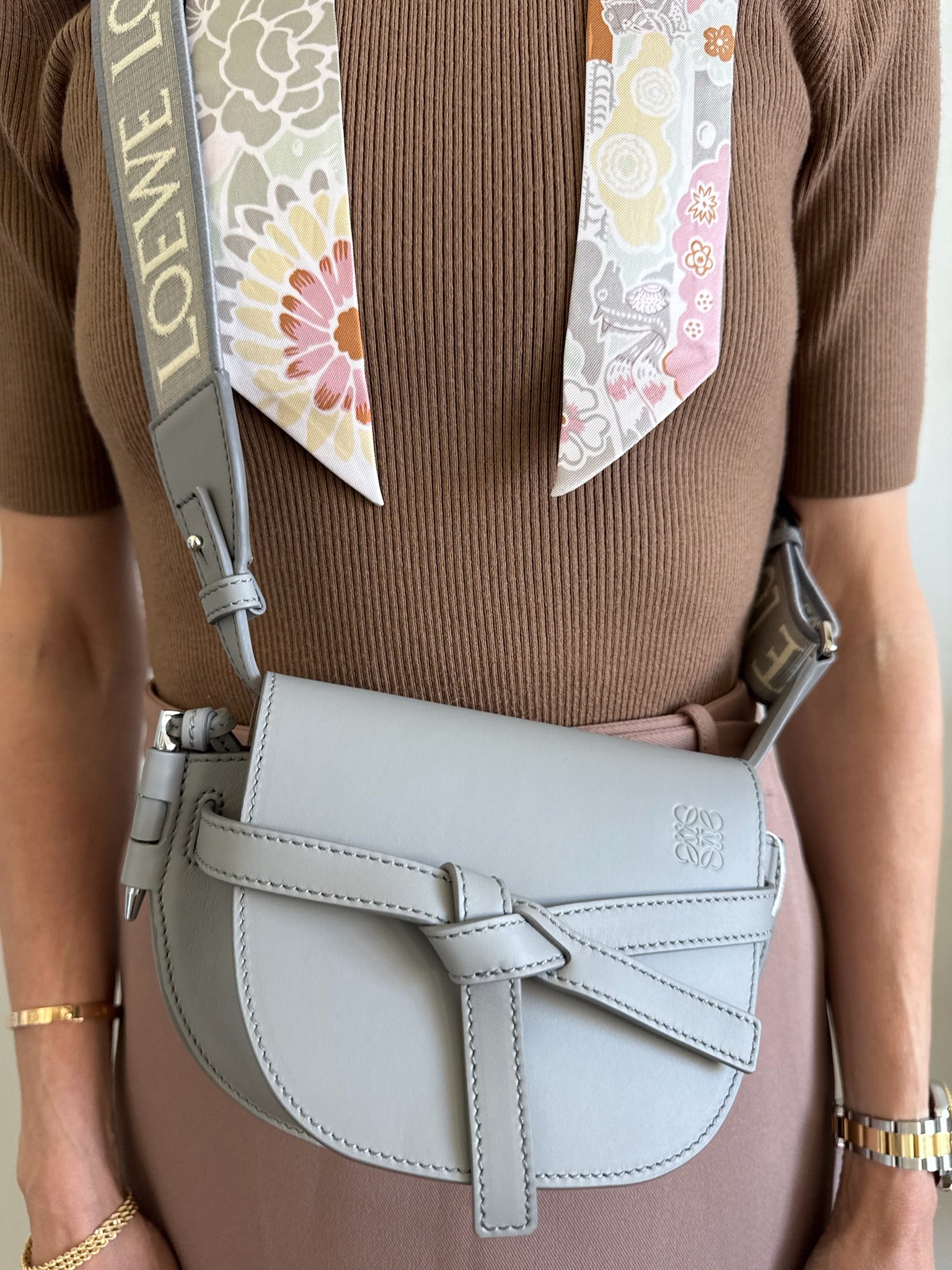 Loewe_Gate_Leather_Crossbody_Bag on model
