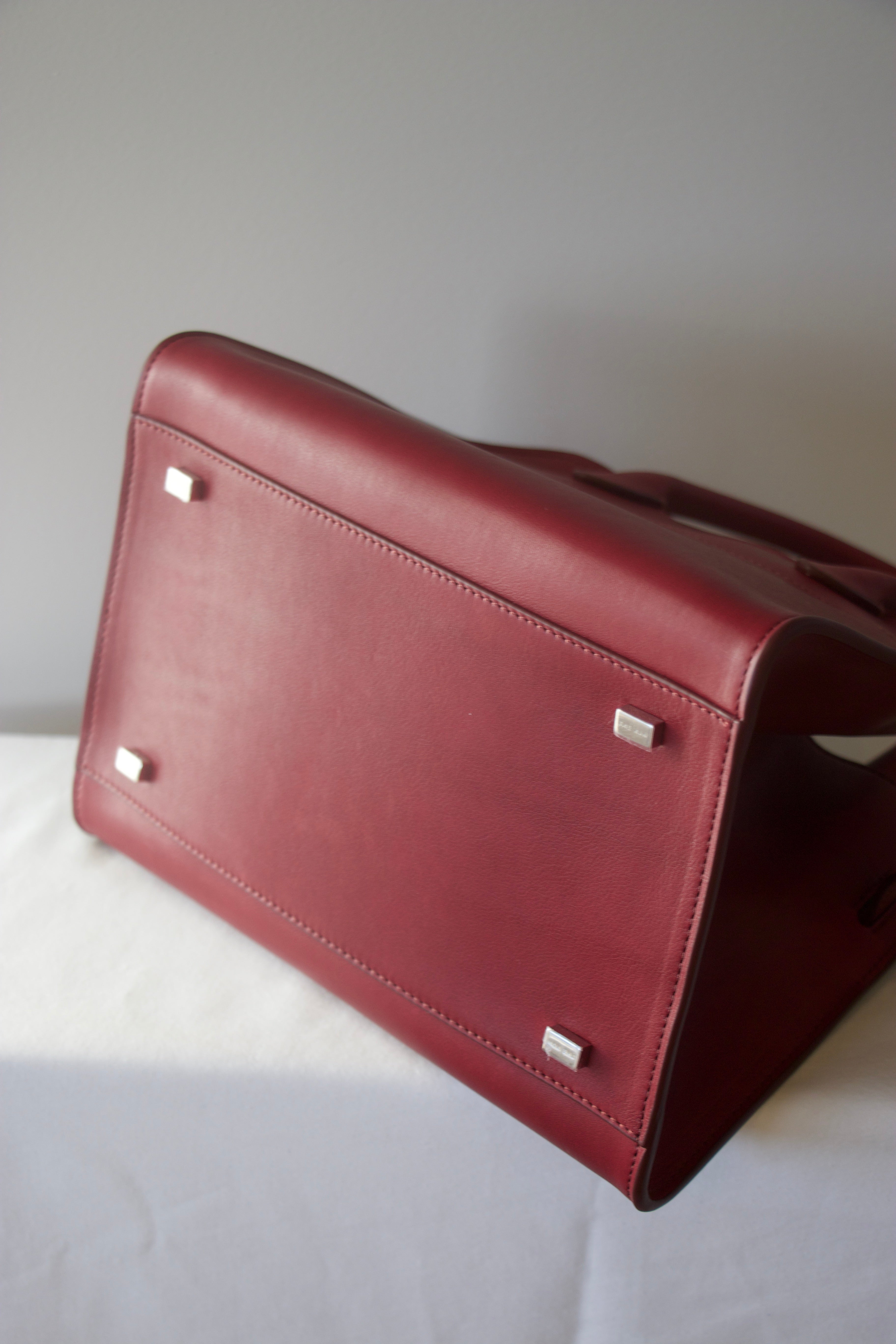 The Row Soft Margaux 10 Amaranto Bag