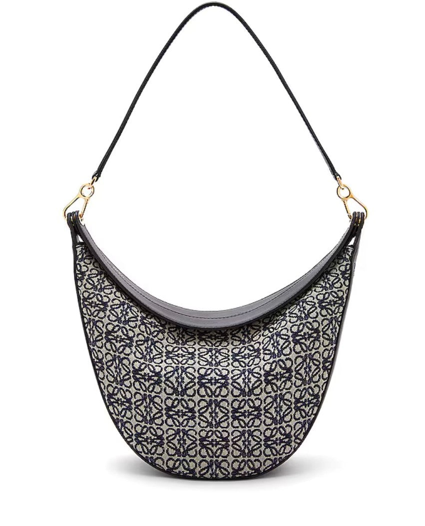 Loewe Luna Anagram Crescent Shoulder Bag Front