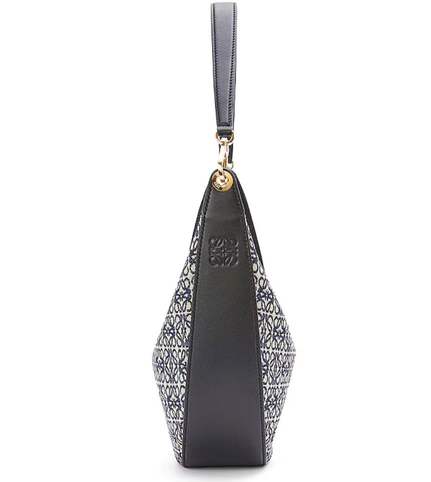 Loewe Luna Anagram Crescent Shoulder Bag Front Side